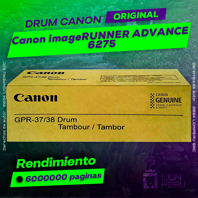 Drum Canon 6275 imageRUNNER ADVANCE Cartucho Original