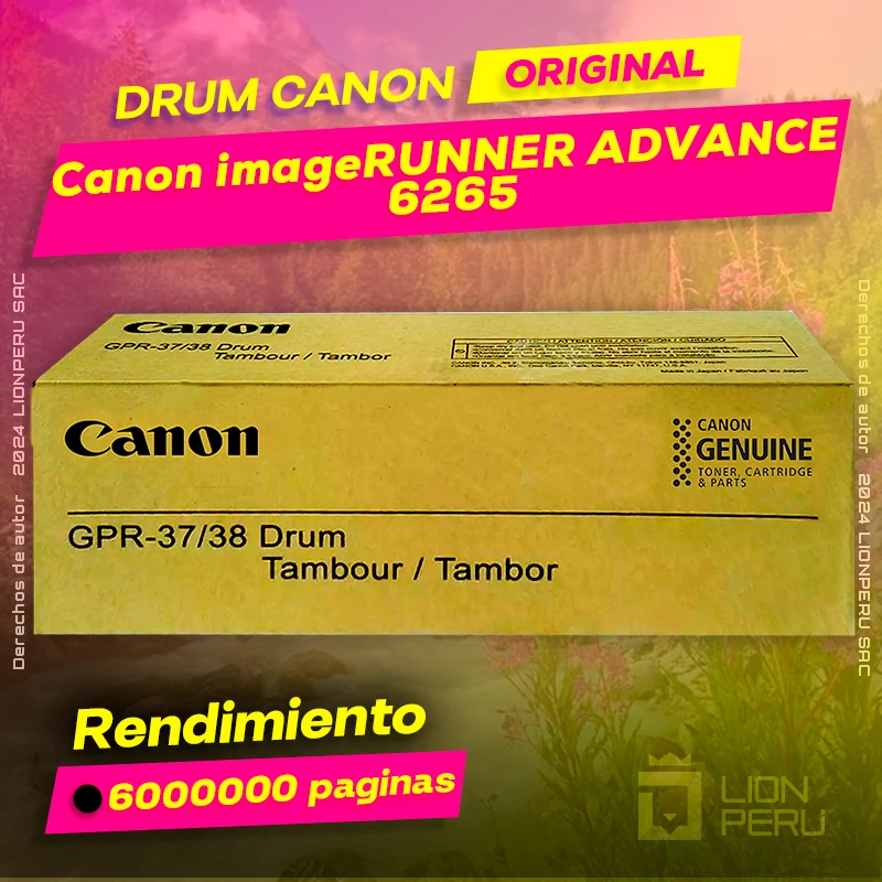 Drum Canon 6265 imageRUNNER ADVANCE Cartucho Original