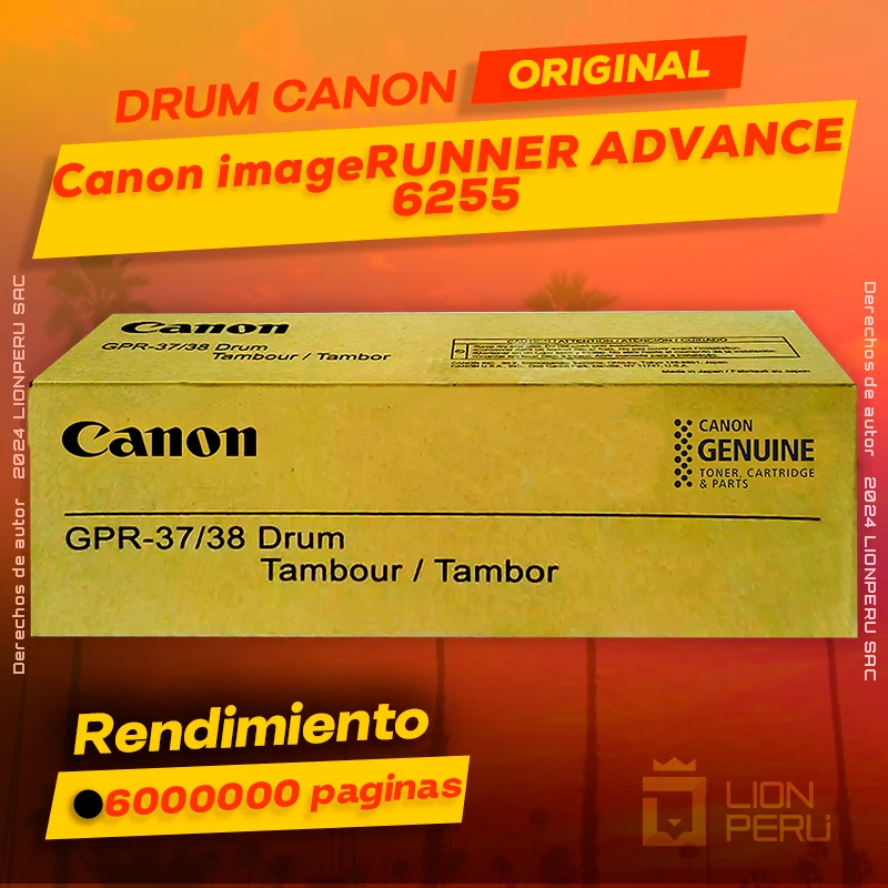 Drum Canon 6255 imageRUNNER ADVANCE Cartucho Original