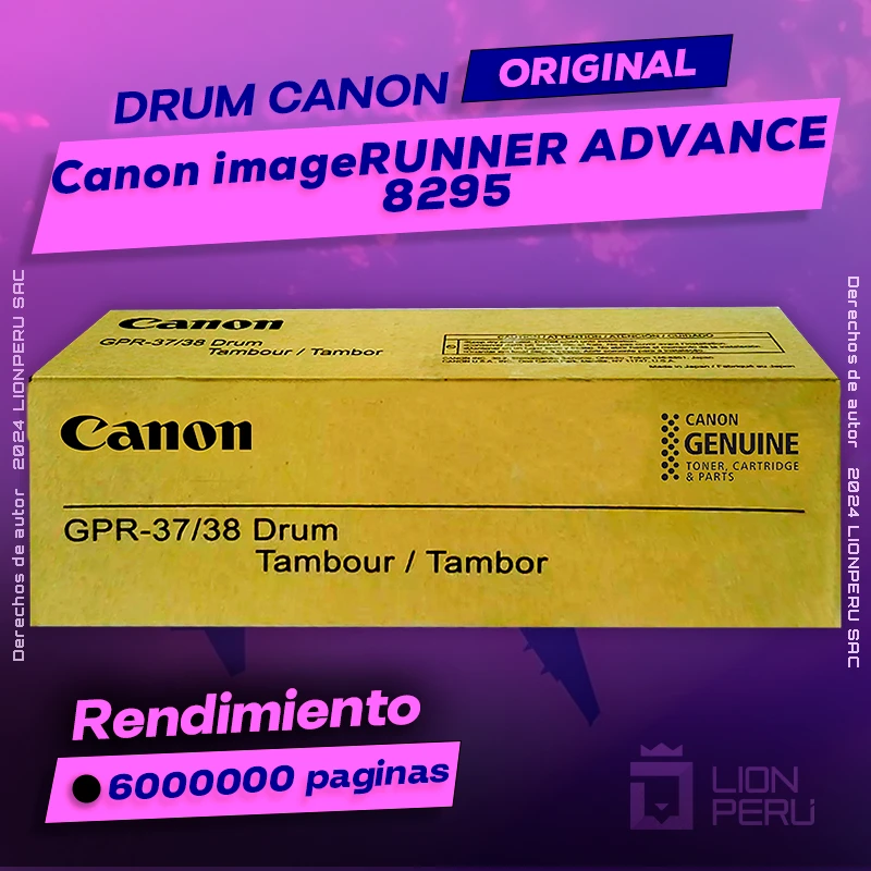 Drum Canon 8295 imageRUNNER ADVANCE Cartucho Original