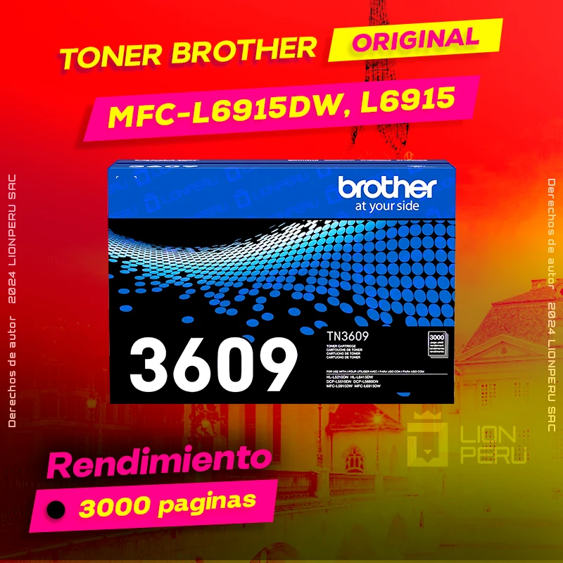 Toner Brother MFC-L6915DW, L6915 Cartucho Original negro, ofrece un rendimiento de Calidad a un super Precio, ingreso y consigue el tuyo… ¡¡YA!!