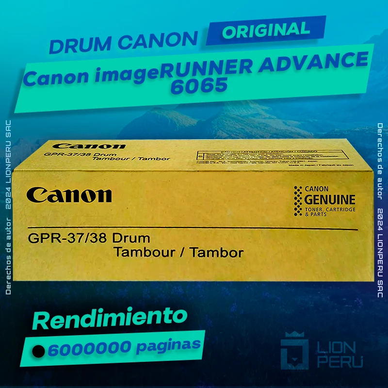 Drum Canon 6065 imageRUNNER ADVANCE Cartucho Original