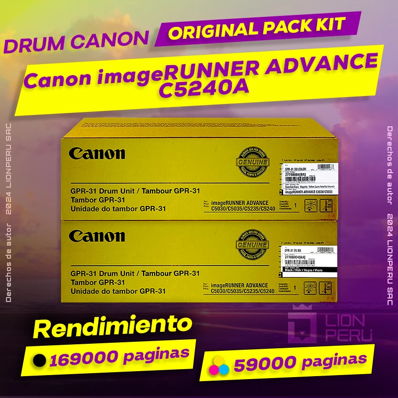 Drum Canon C5240A imageRUNNER ADVANCE Cartucho Original