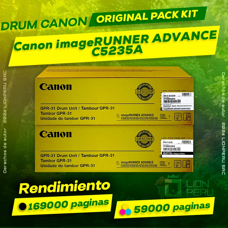 Drum Canon C5235A imageRUNNER ADVANCE Cartucho Original