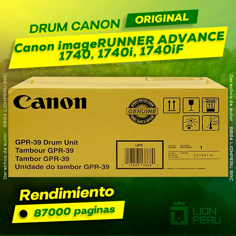 Drum Canon 1740, 1740i, 1740iF imageRUNNER ADVANCE Original