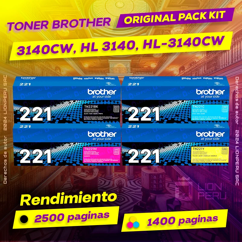 Toner Brother 3140CW, HL 3140, HL-3140CW Cartridge Original negro, ofrece un rendimiento de Calidad a un super Precio, consigue el tuyo… ¡¡YA!!