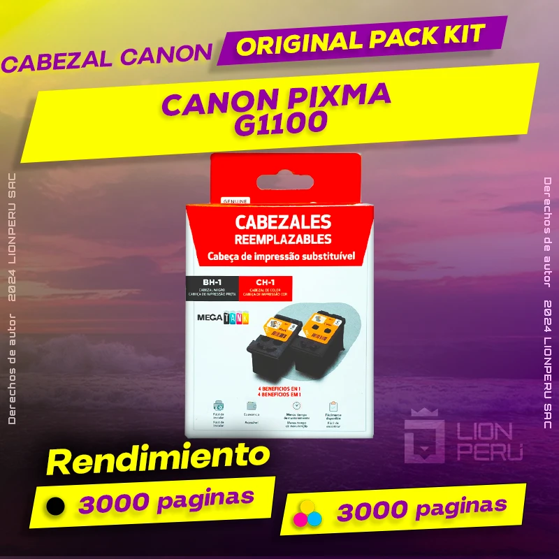 Cabezal Canon G1100 PIXMA Cartucho Original