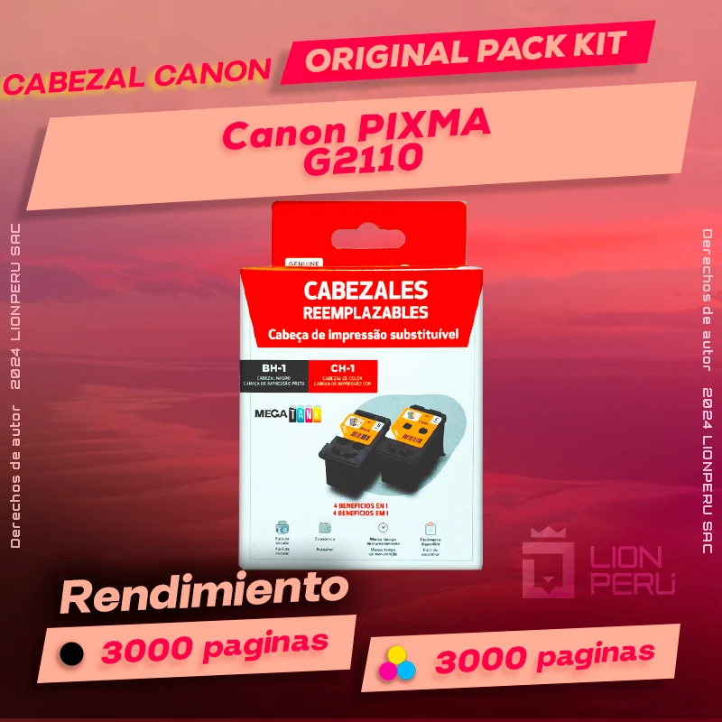 Cabezal Canon G2110 PIXMA Cartucho Original