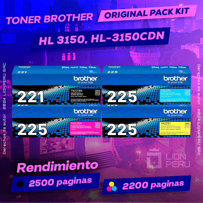 Toner Brother HL 3150, HL-3150CDN Cartucho Original negro, ofrece un rendimiento de Calidad a un super Precio, ingresa y consigue el tuyo… ¡¡YA!!