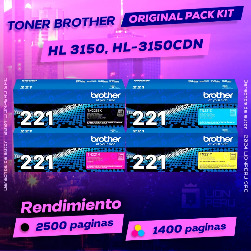 Toner Brother HL 3150, HL-3150CDN Cartucho Original negro, ofrece un rendimiento de Calidad a un super Precio, ingresa y consigue el tuyo… ¡¡YA!!