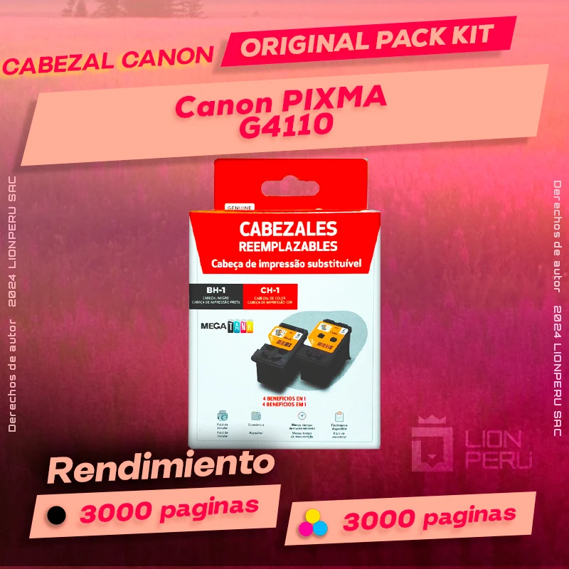 Cabezal Canon G4110 PIXMA Cartucho Original