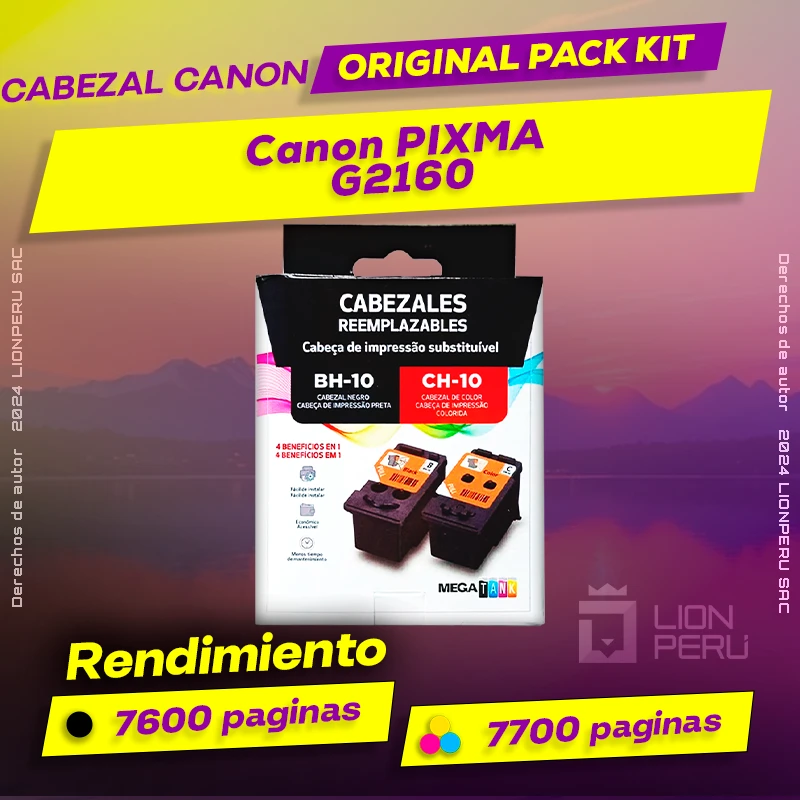 Cabezal Canon G2160 PIXMA Cartucho Original