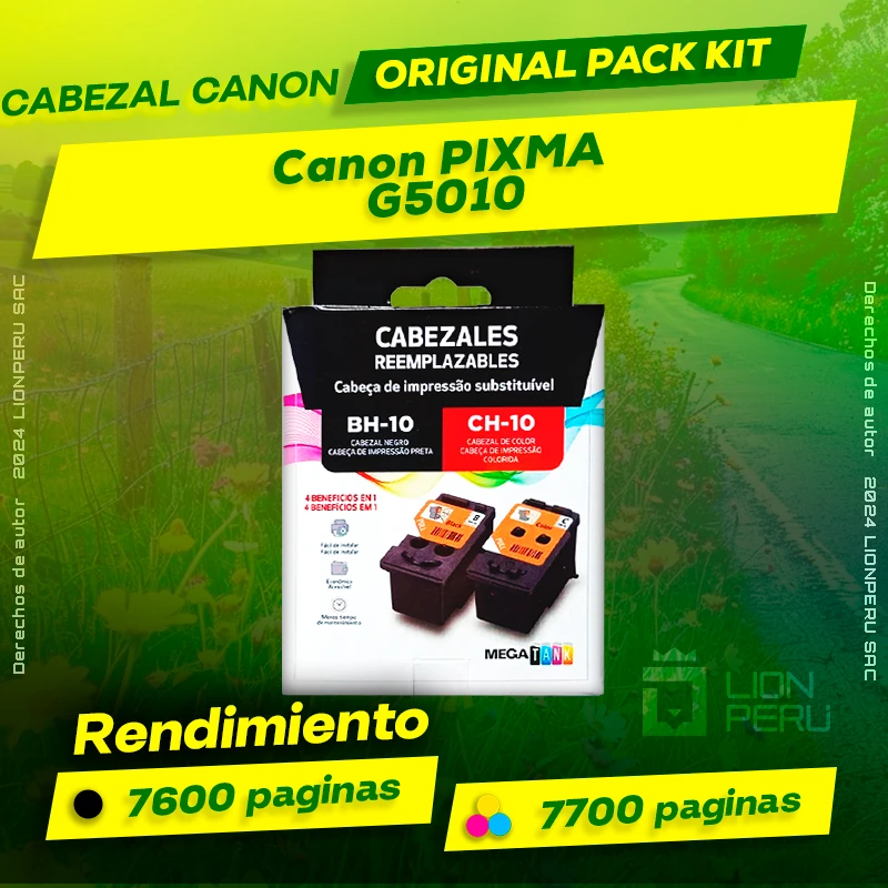 Cabezal Canon G5010 PIXMA Cartucho Original