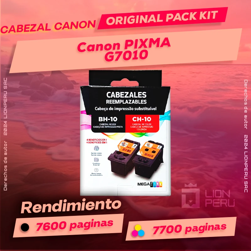 Cabezal Canon G7010 PIXMA Cartucho Original