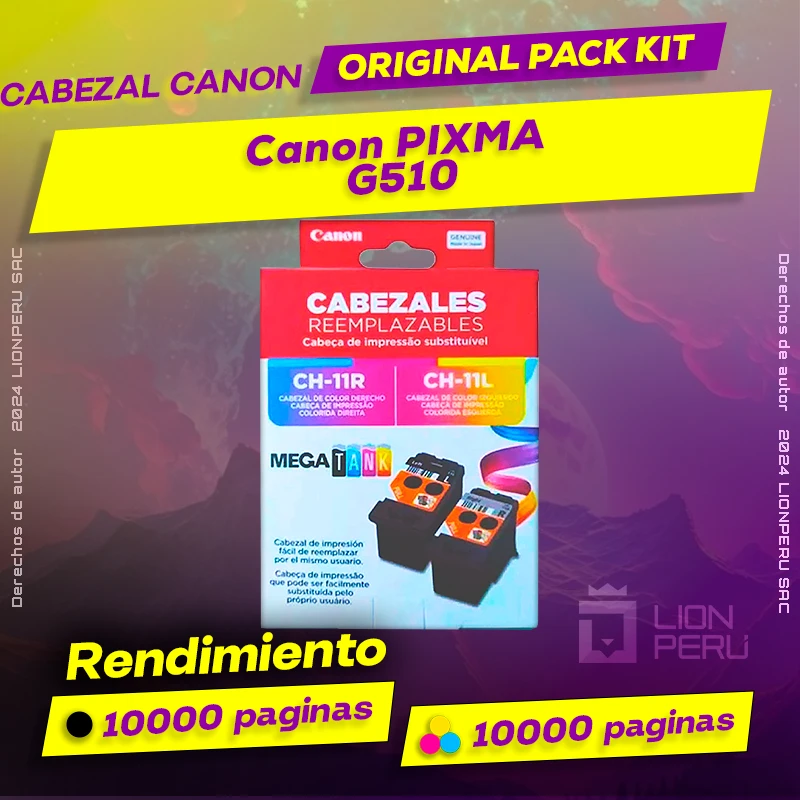 Cabezal Canon G510 PIXMA Cartucho Original