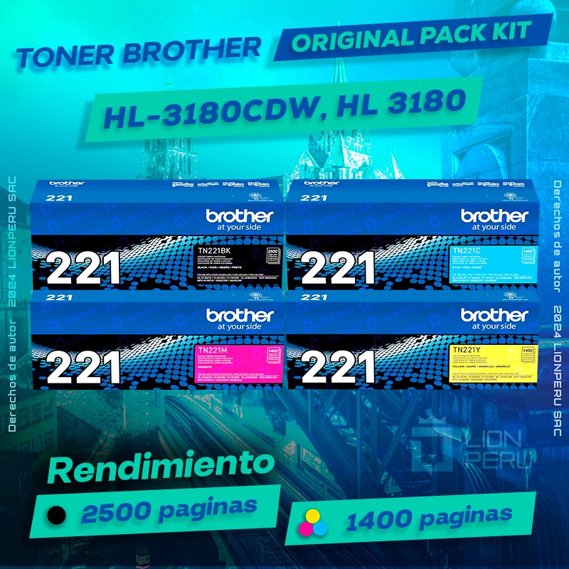 Toner Brother HL-3180CDW, HL 3180 Cartucho Original negro, ofrece un rendimiento de Calidad a un super Precio, ingresa y consigue el tuyo… ¡¡YA!!