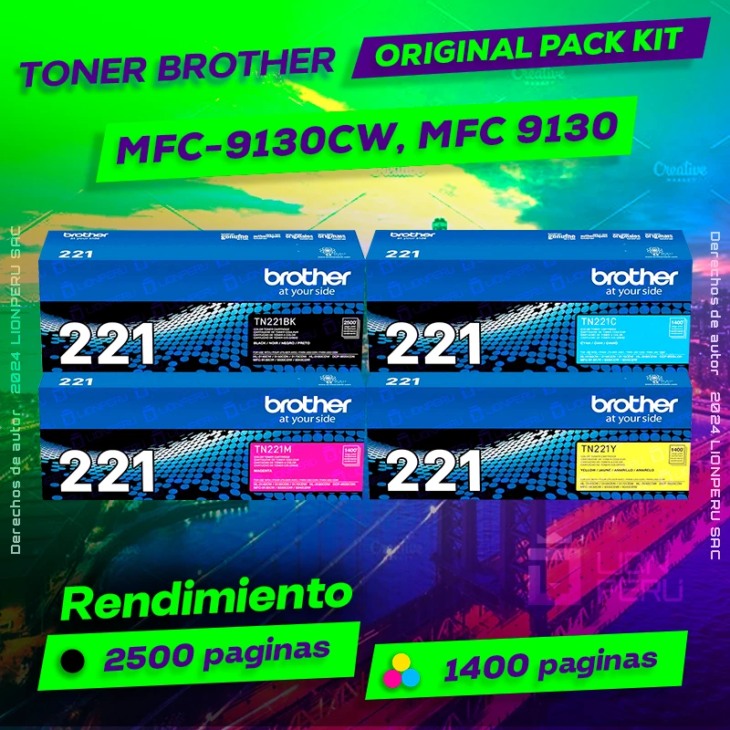 Toner Brother MFC-9130CW, MFC 9130 Cartridge Original negro, ofrece un rendimiento de Calidad a un super Precio, consigue el tuyo… ¡¡YA!!