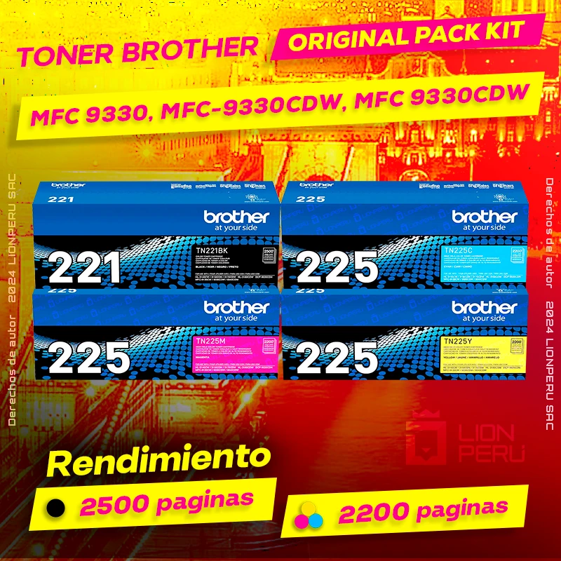 Toner Brother MFC 9330, MFC-9330CDW, MFC 9330CDW Original negro, ofrece un rendimiento de Calidad a un super Precio, consigue el tuyo… ¡¡YA!!