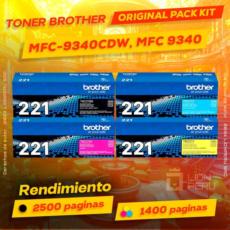 Toner Brother MFC-9340CDW, MFC 9340 Cartridge Original negro, ofrece un rendimiento de Calidad a un super Precio, consigue el tuyo… ¡¡YA!!