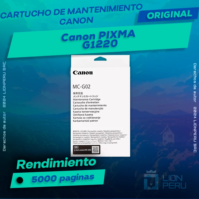 Cartucho de Mantenimiento Canon G1220 PIXMA Original