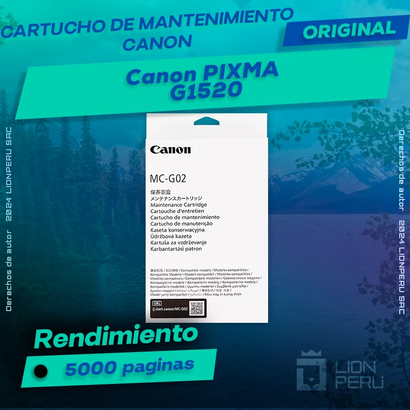 Cartucho de Mantenimiento Canon G1520 PIXMA Original