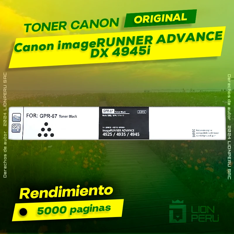 Toner Canon DX 4945i imageRUNNER ADVANCE Cartucho Original