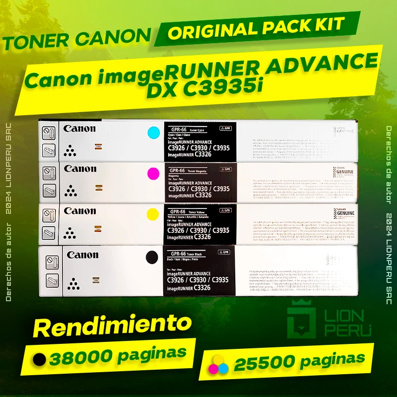 Toner Canon DX C3935i imageRUNNER ADVANCE Cartucho Original