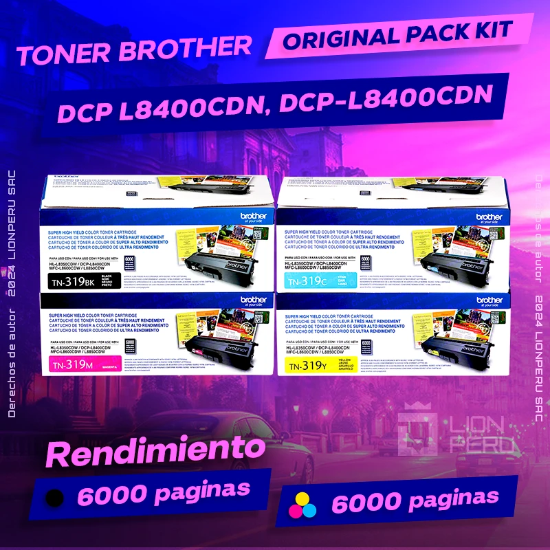 Toner Brother DCP L8400CDN, DCP-L8400CDN Catridge Original negro, ofrece un rendimiento de Calidad a un super Precio, consigue el tuyo… ¡¡YA!!