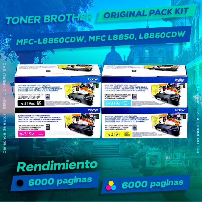 Toner Brother MFC-L8850CDW, MFC L8850, L8850CDW Cartucho Original negro, ofrece un rendimiento de Calidad a un super Precio, consigue el tuyo… ¡¡YA!!