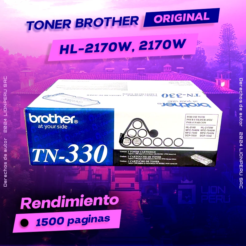 Toner Brother HL-2170W, 2170W Catridge Original negro, ofrece un rendimiento de Calidad a un super Precio, ingresa y consigue el tuyo… ¡¡YA!!