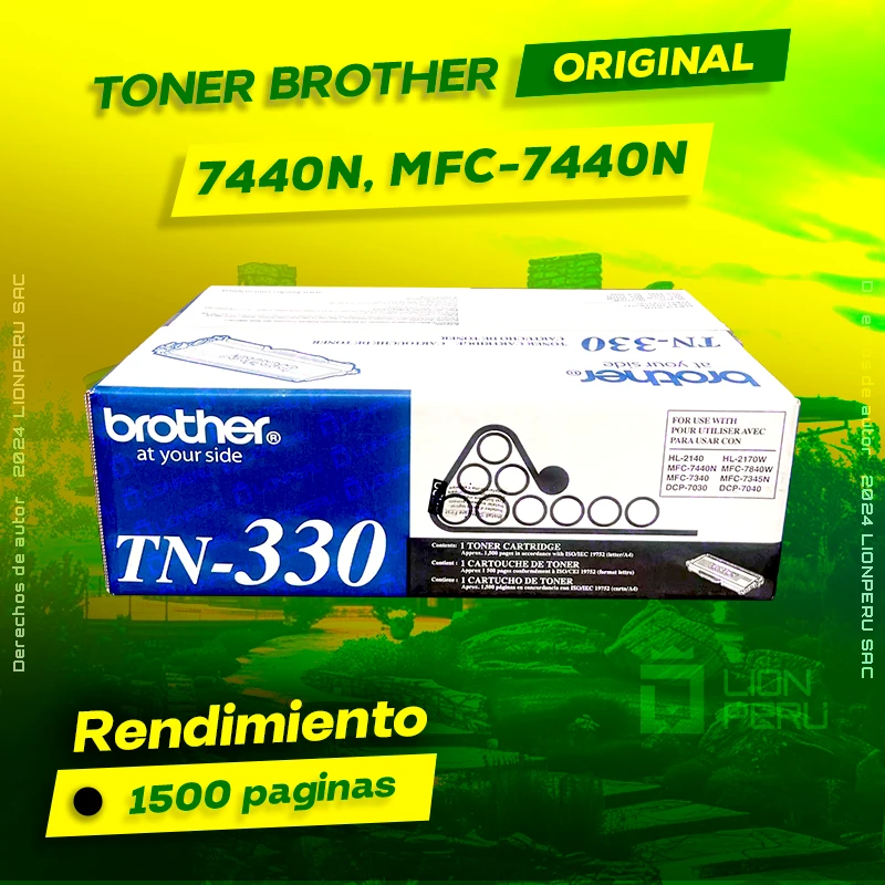 Toner Brother 7440N, MFC-7440N Cartridge Original negro, ofrece un rendimiento de Calidad a un super Precio, ingrese y consigue el tuyo… ¡¡YA!!