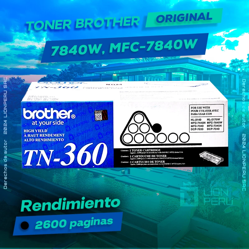 Toner Brother 7840W, MFC-7840W Cartridge Original negro, ofrece un rendimiento de Calidad a un super Precio, ingese y consigue el tuyo… ¡¡YA!!