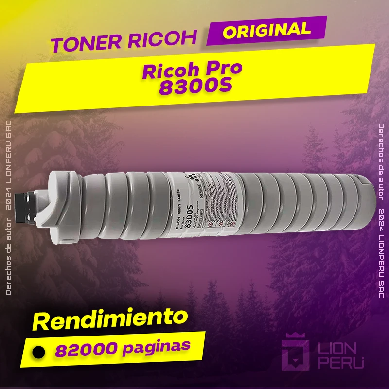 Toner Ricoh Pro 8300S Cartucho Original