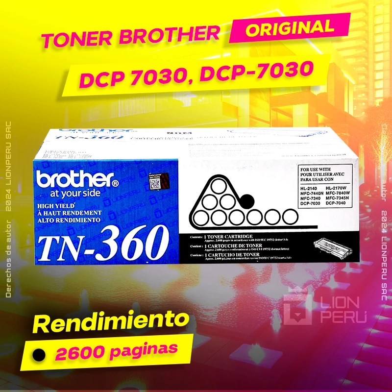 Toner Brother DCP 7030, DCP-7030 Cartridge Original negro, ofrece un rendimiento de Calidad a un super Precio, ingresa y consigue el tuyo… ¡¡YA!!
