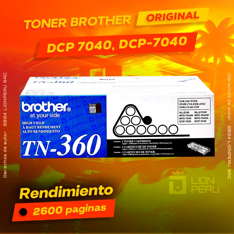 Toner Brother DCP 7040, DCP-7040 Cartridge Original negro, ofrece un rendimiento de Calidad a un super Precio, ingresa y consigue el tuyo… ¡¡YA!!