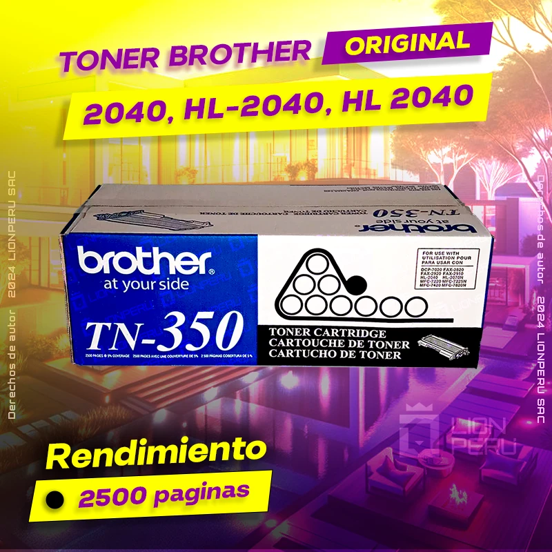 Toner Brother 2040, HL-2040, HL 2040 Cartridge Original negro, ofrece un rendimiento de Calidad a un super Precio, consigue el tuyo… ¡¡YA!!