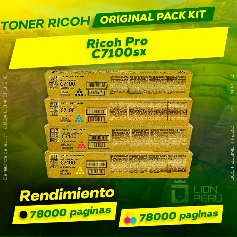 Toner Ricoh Pro C7100sx Cartucho Original