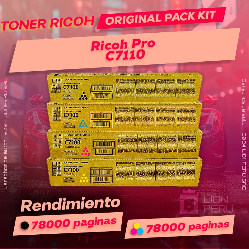 Toner Ricoh Pro C7110 Cartucho Original