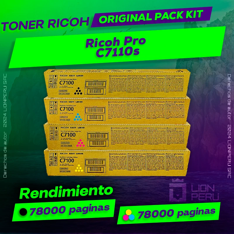 Toner Ricoh Pro C7110s Cartucho Original