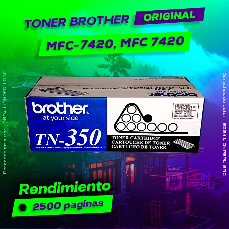 Toner Brother MFC-7420, MFC 7420 Cartridge Original negro, ofrece un rendimiento de Calidad a un super Precio, ingresa y consigue el tuyo… ¡¡YA!!