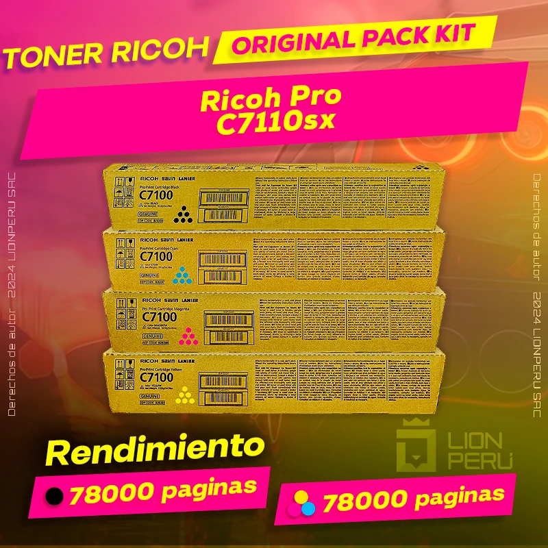 Toner Ricoh Pro C7110sx Cartucho Original