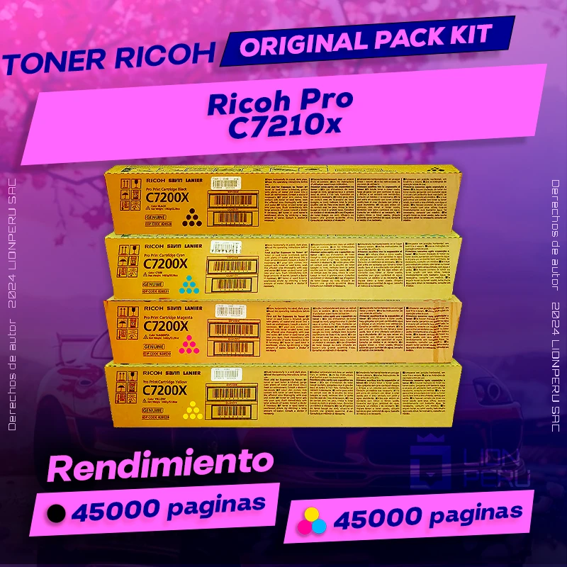 Toner Ricoh Pro C7210x Cartucho Original