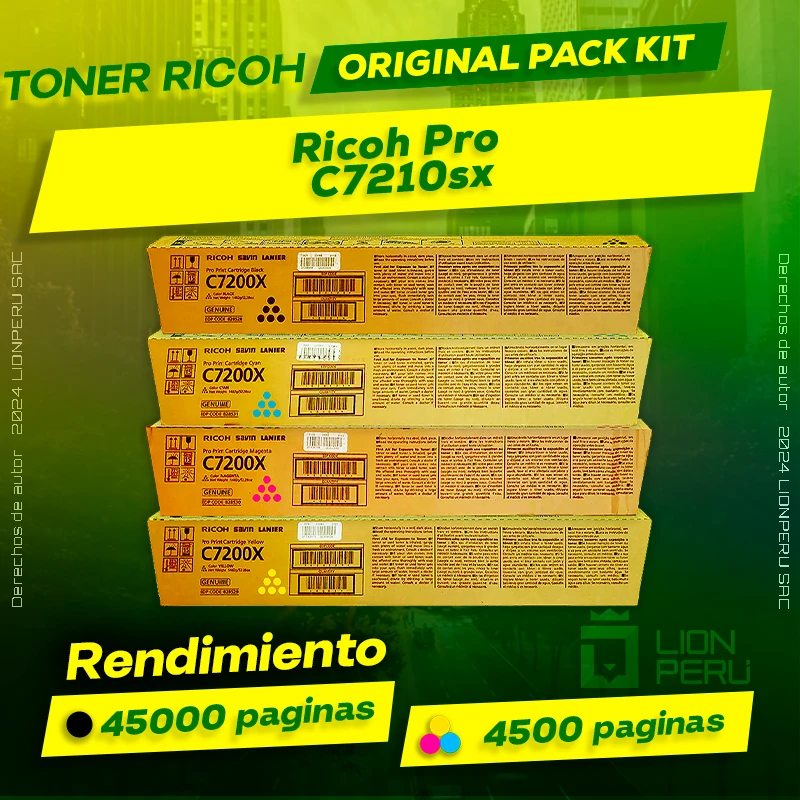Toner Ricoh Pro C7210sx Cartucho Original
