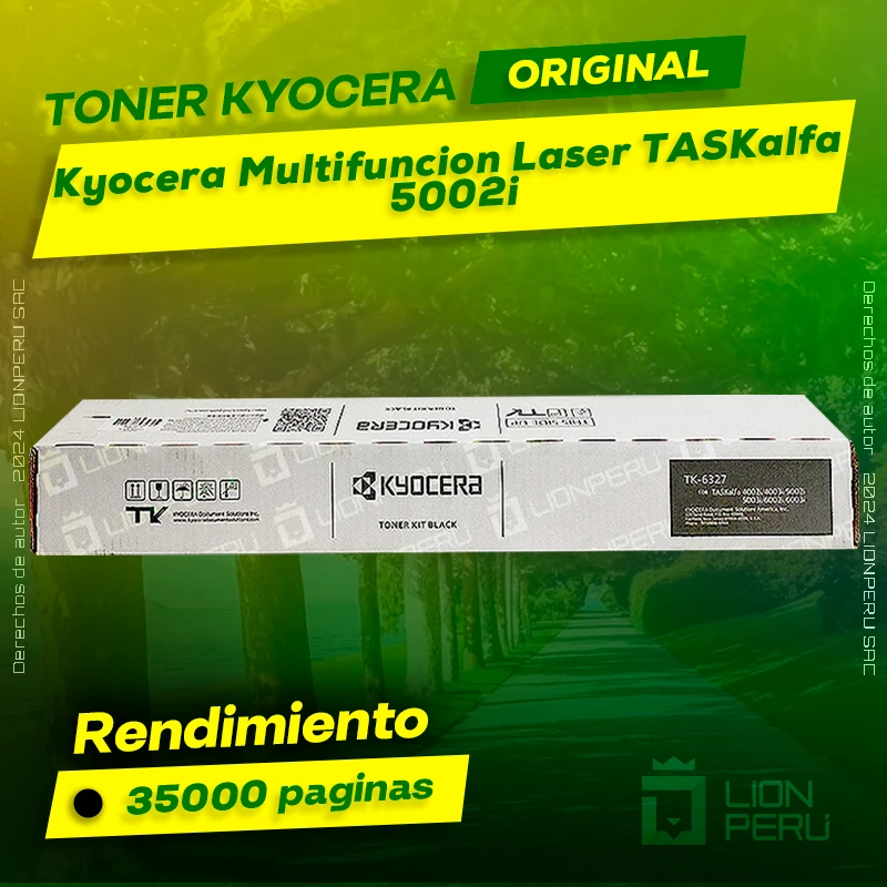 Kyocera 5002i Toner TASKalfa Multifuncion Laser Cartucho Original
