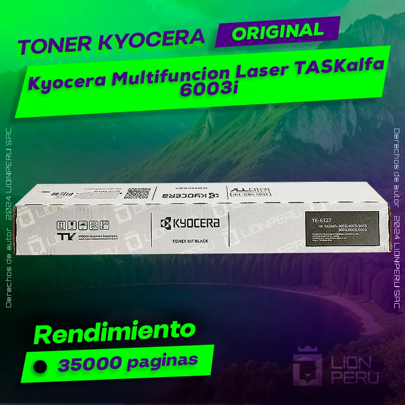 Toner Kyocera 6003i TASKalfa Multifuncion Laser Cartucho Original