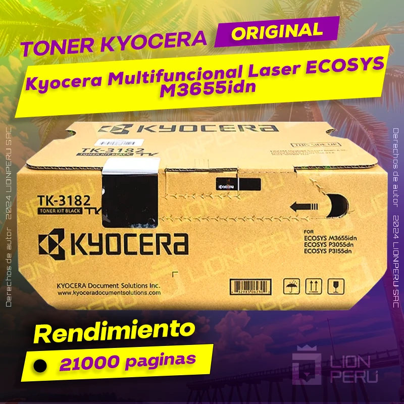 Toner Kyocera M3655idn Multifuncional Laser ECOSYS Original