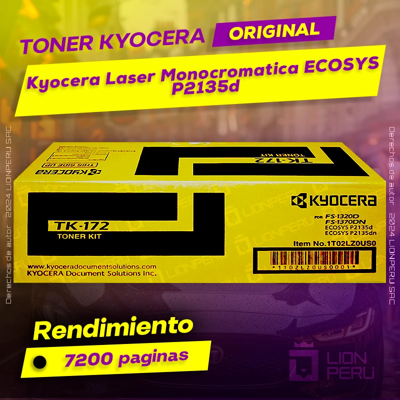 Toner Kyocera P2135d Laser Monocromatica ECOSYS Original