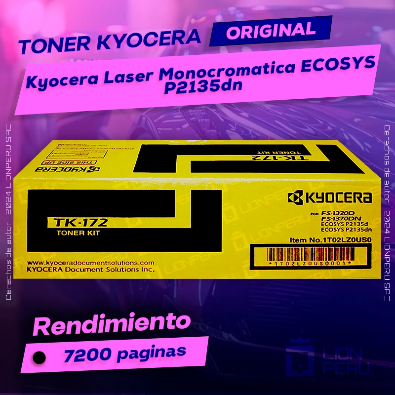 Toner Kyocera P2135dn Laser Monocromatica ECOSYS Original