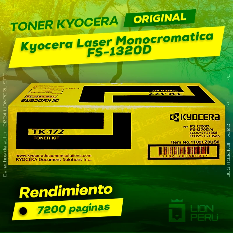 Toner Kyocera FS-1320D Laser Monocromatica ECOSYS Original