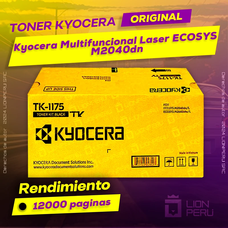 Toner Kyocera M2040dn Multifuncional Laser ECOSYS Original